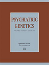 PSYCHIATRIC GENETICS雜志封面